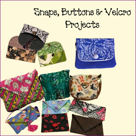 Snaps, Buttons & Velcro Projects