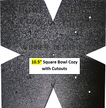 Microwave Bowl & Plate Cozy Templates with CUTOUTS - New!
