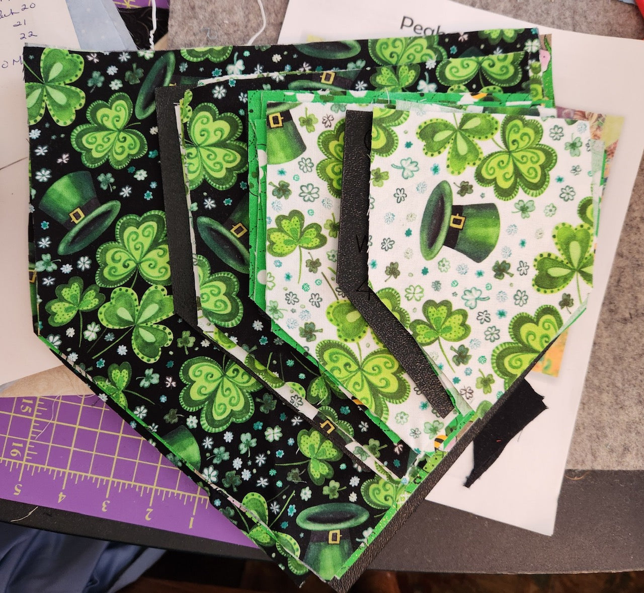 Dog Cat Bandanas - Traditional Collar Insert Style
