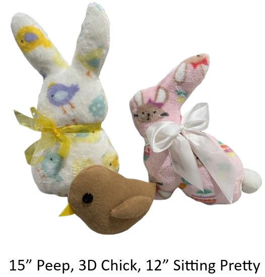 Easter Stuffies - Bunnies, Peeps, Chicks