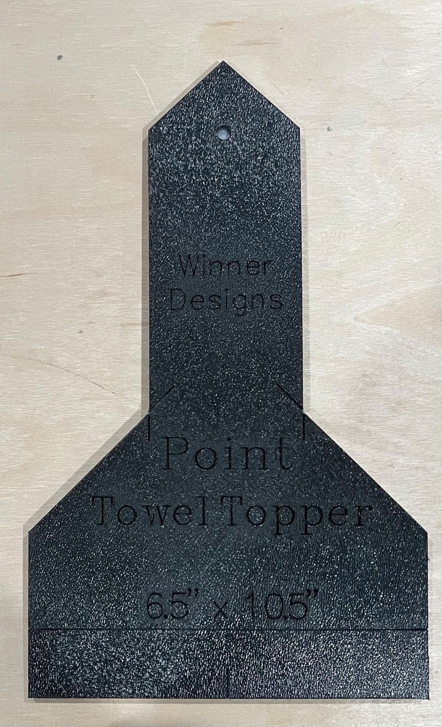 Towel Topper - Straight Point