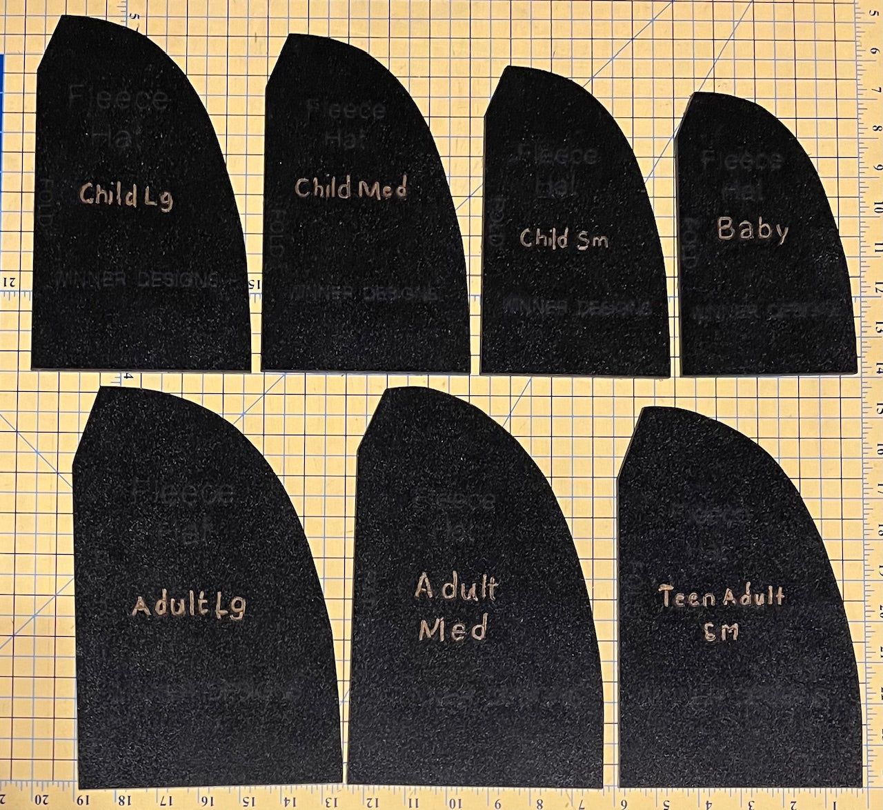 Fleece Hat or Beanie Templates