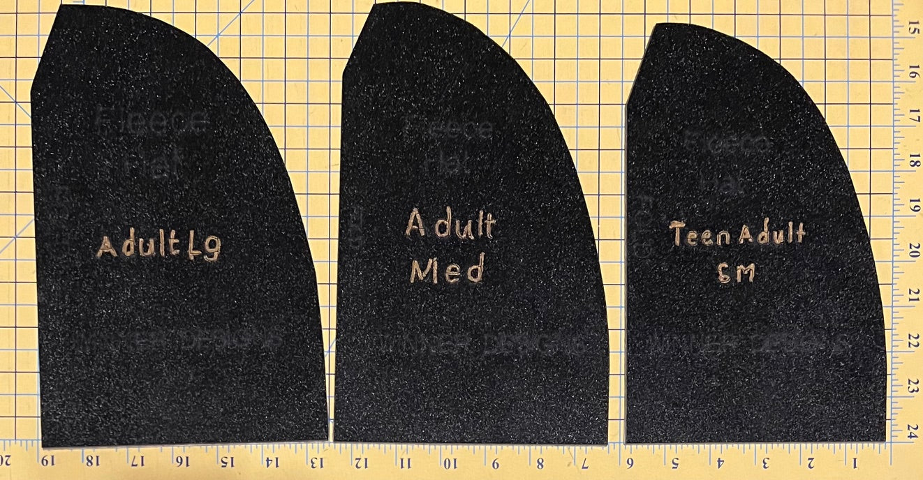 Fleece Hat or Beanie Templates