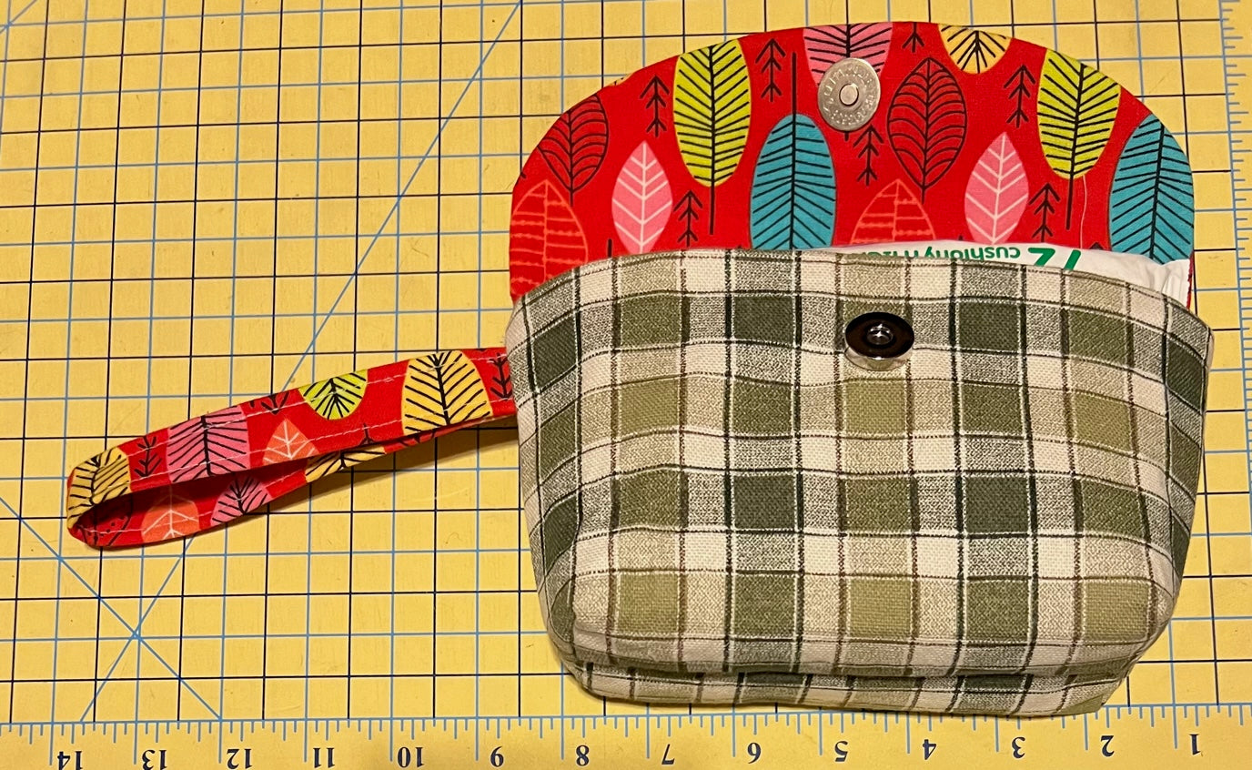 Snap Clutch Pouch 2 Piece Template Set