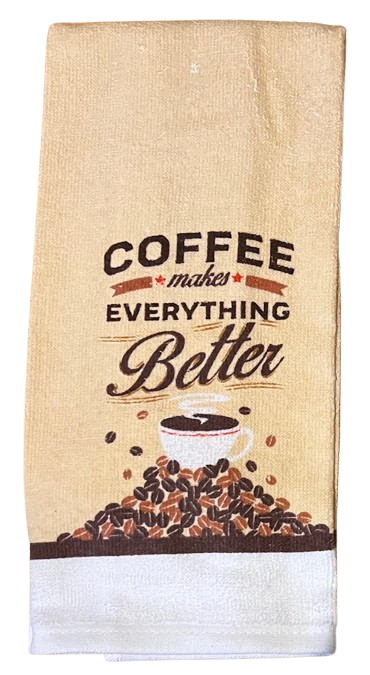Towels for Towel Toppers - Coffee, Wine