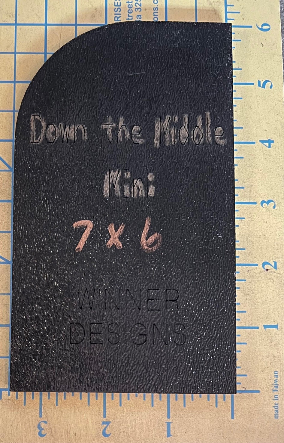 Down the Middle Mini Pouch Template for Hand Sanitizer