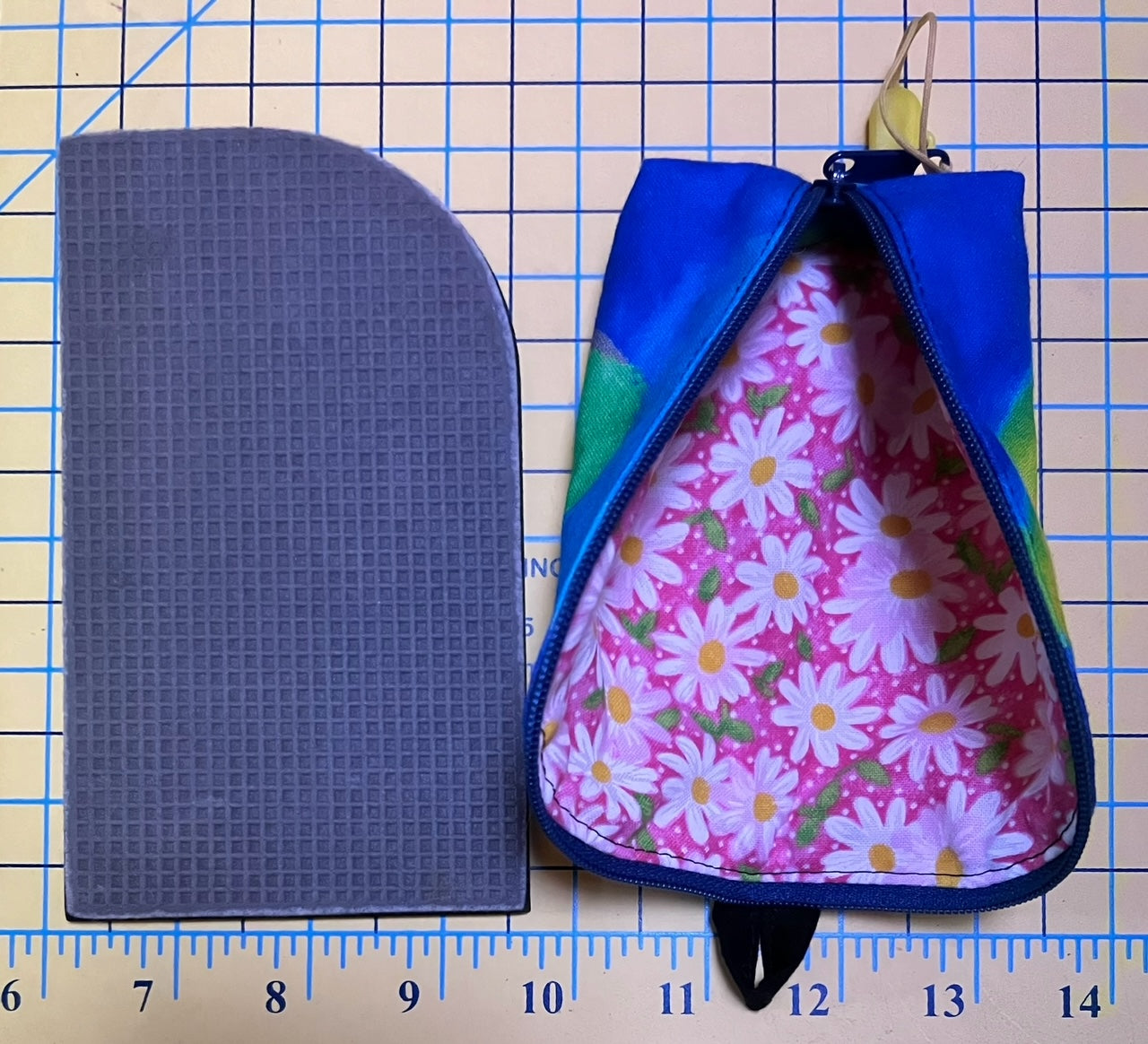 Down the Middle Mini Bag Template for Hand Sanitizer