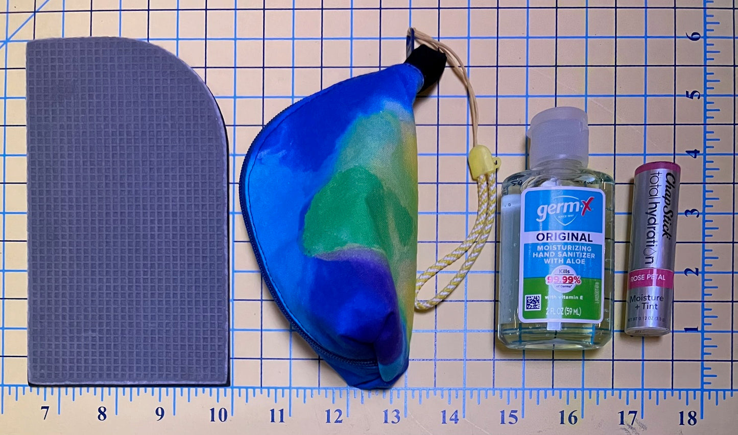 Down the Middle Mini Bag Template for Hand Sanitizer