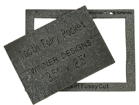 Tooth Fairy Pillow Full or Half Template 2 sizes