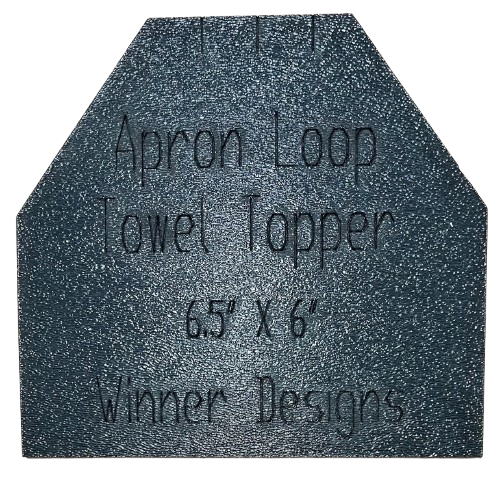Towel Topper - Apron Loop Template