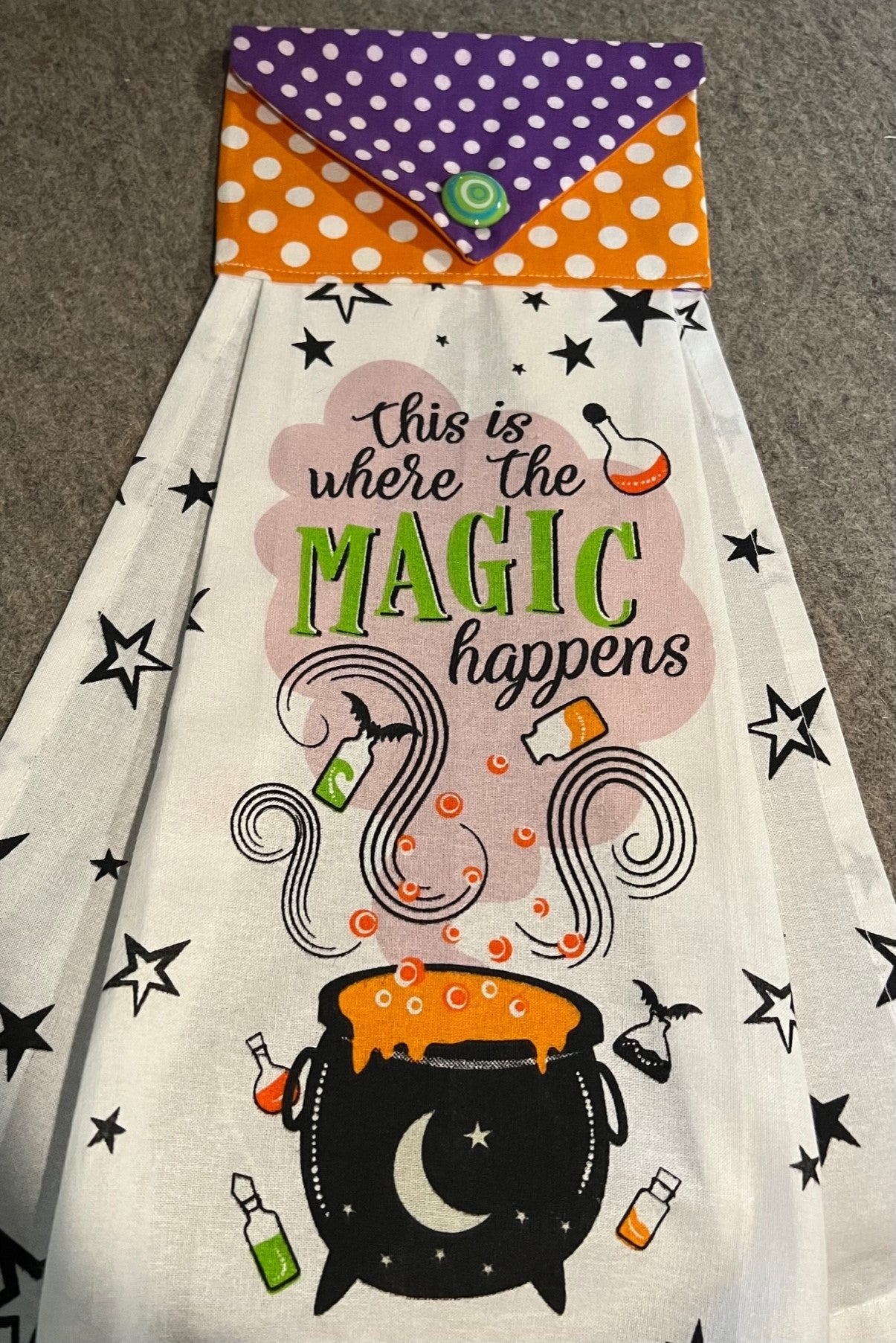 Towel Topper Template - Box Bag