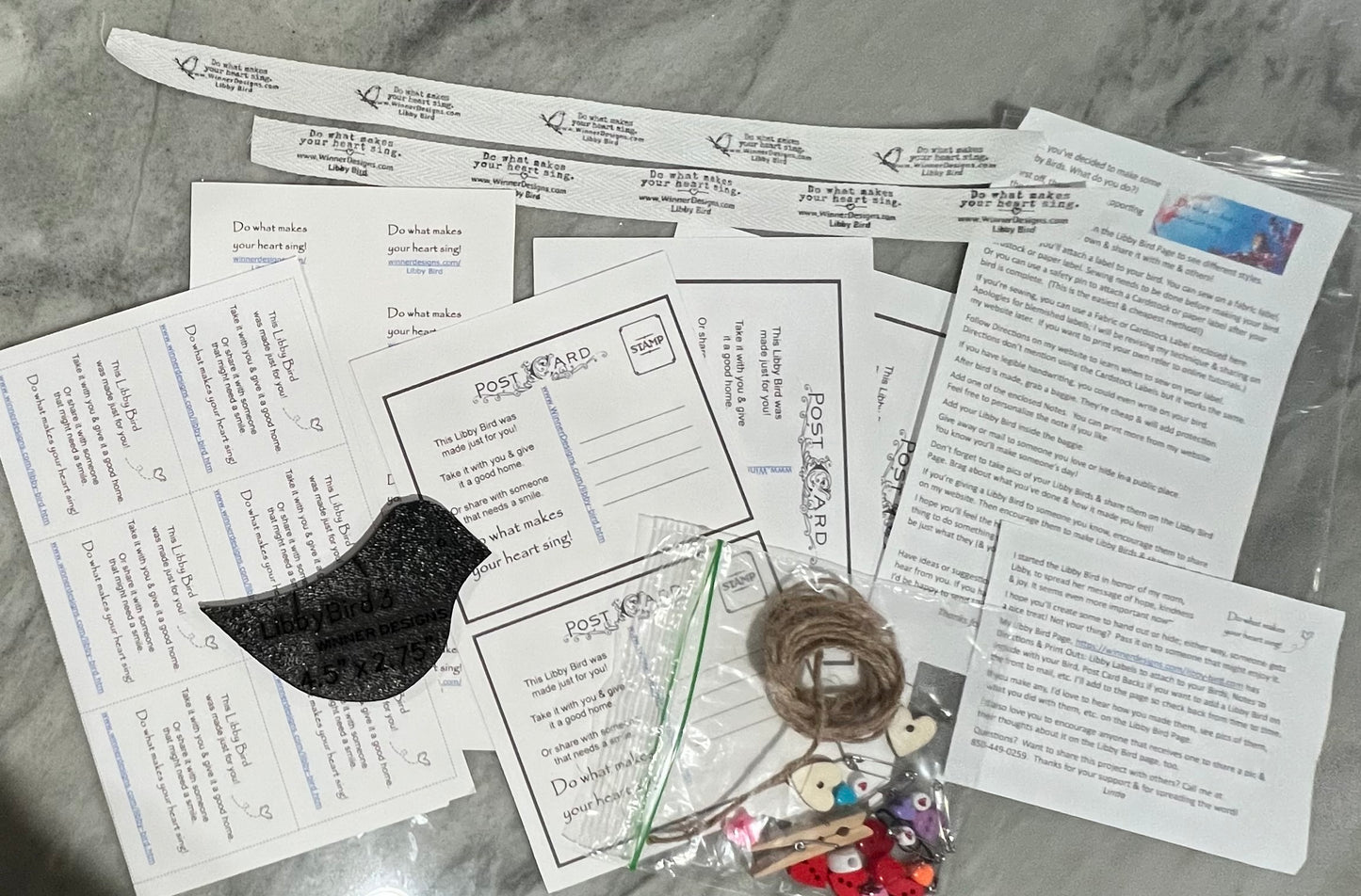 Libby Bird Templates and Starter Kit