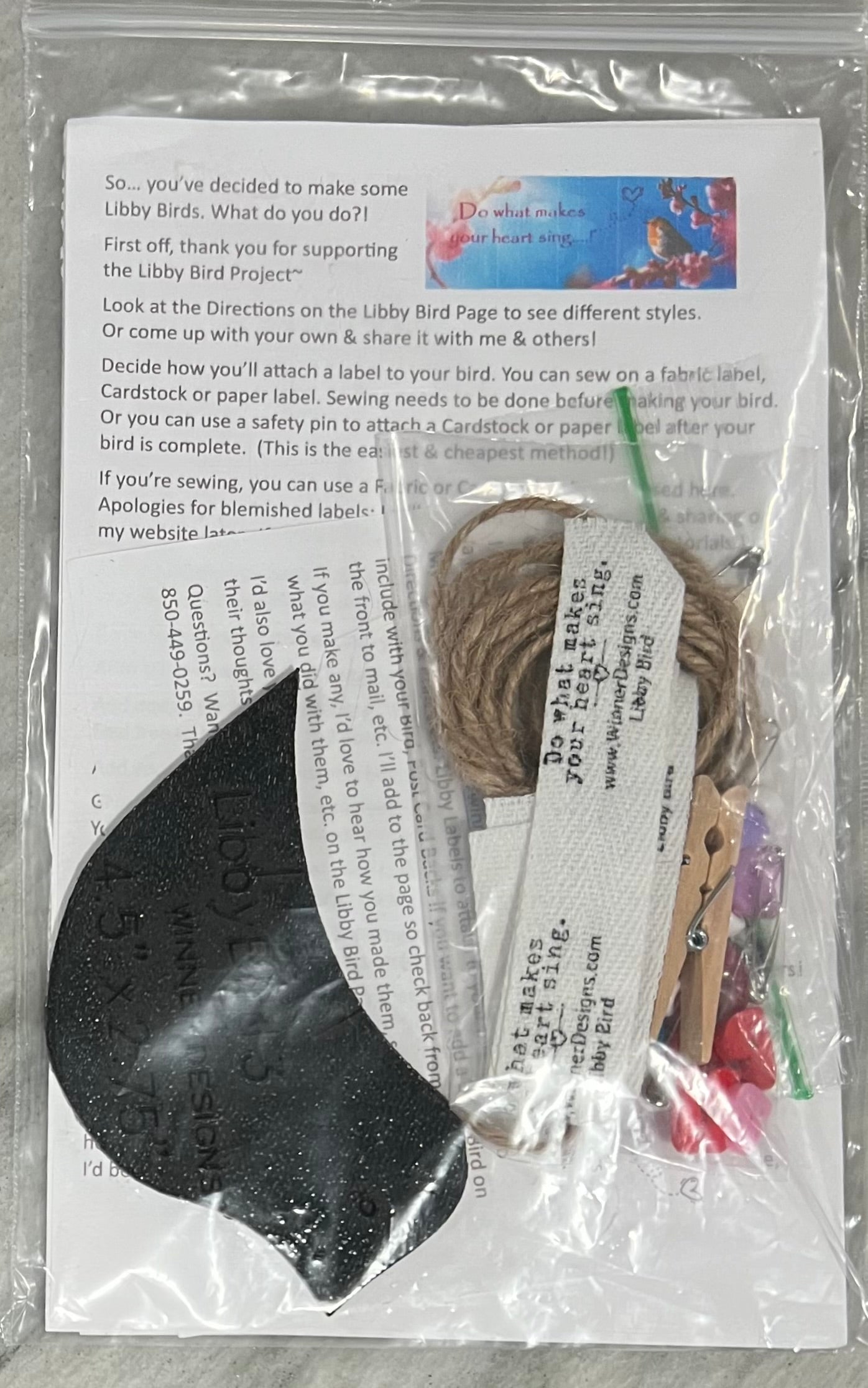 Libby Bird Templates and Starter Kit
