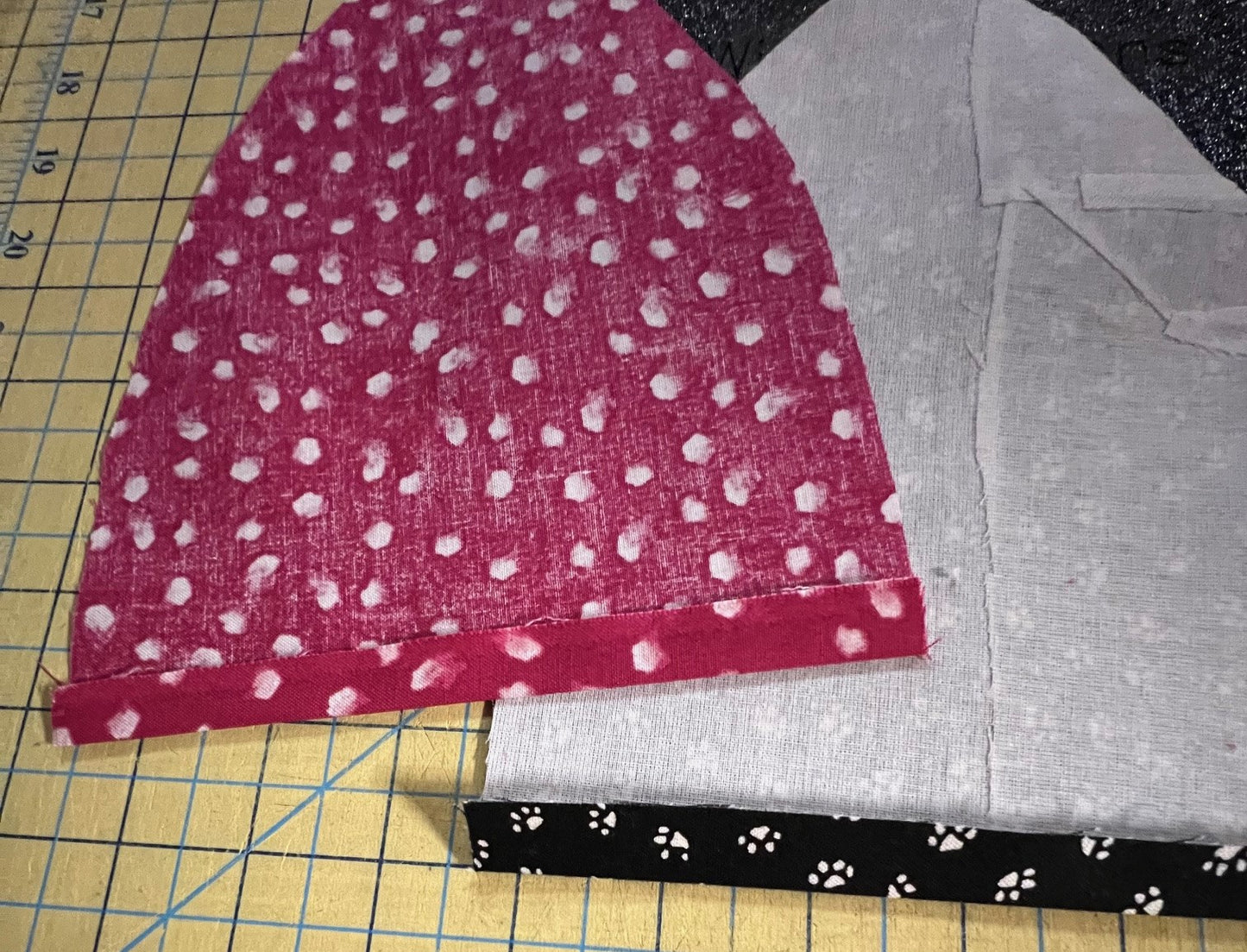 Towel Topper Oval Tab Top Template