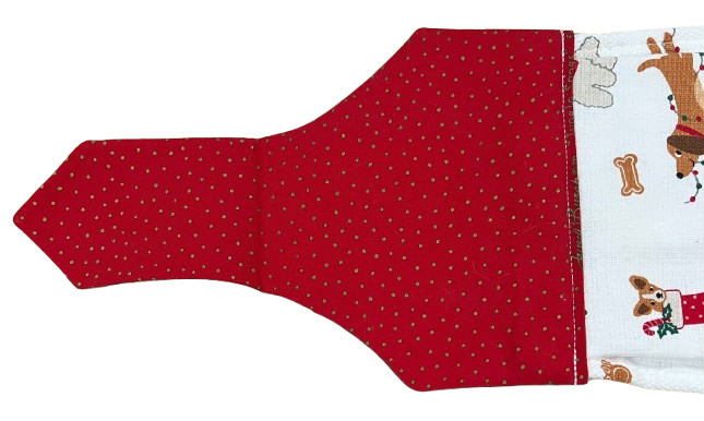 Towel Topper Curvy Point Tab Top Template
