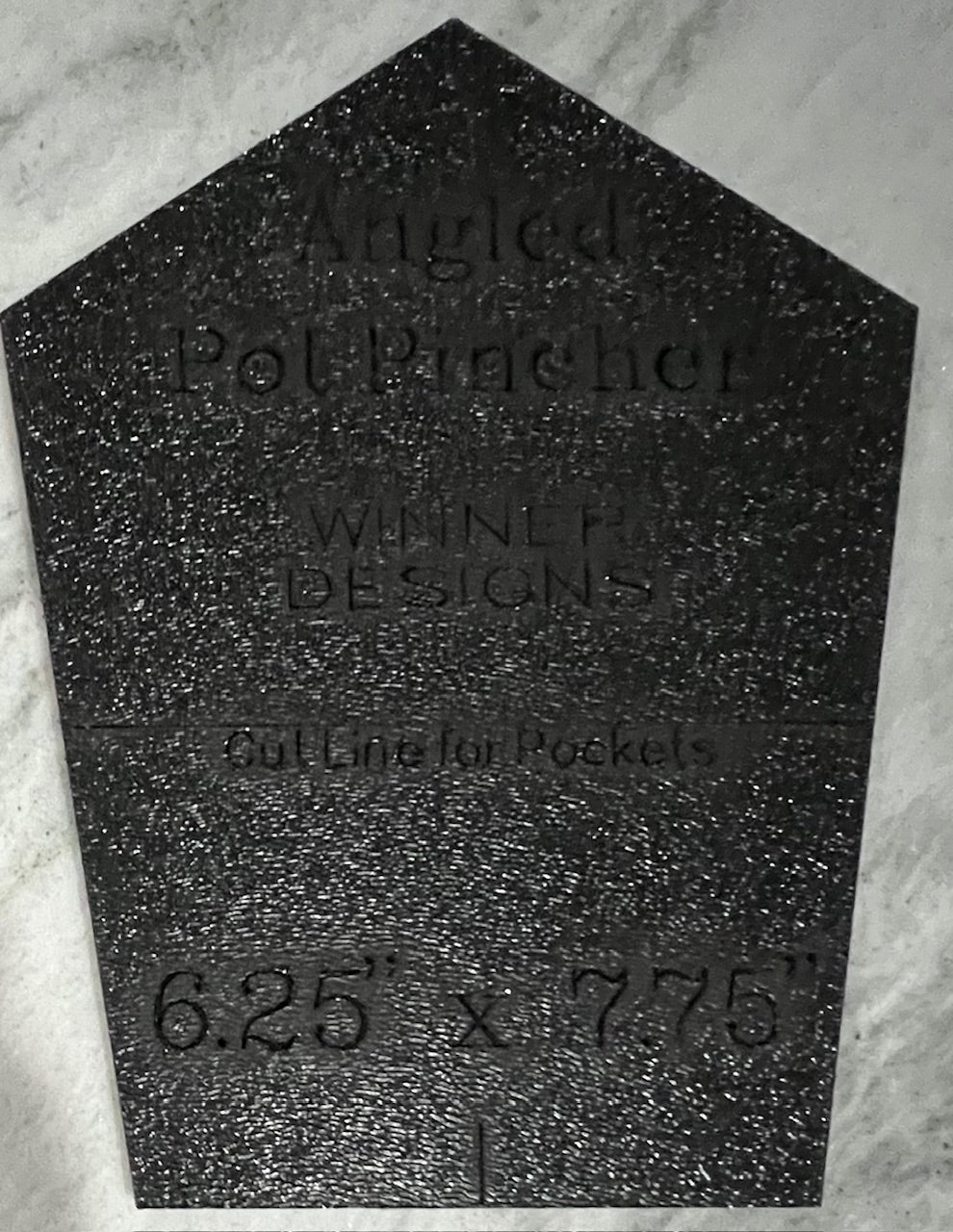 Pot Pincher Angled Template