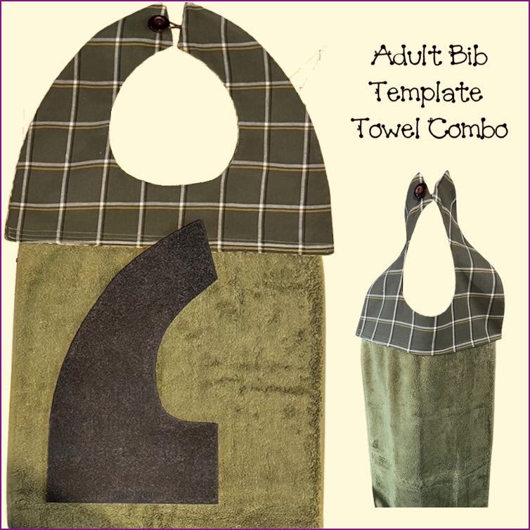 Adult Bib Templates - 2 Options!