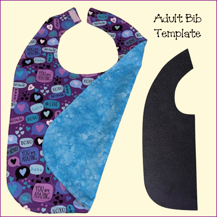 Adult Bib Templates - 2 Options!