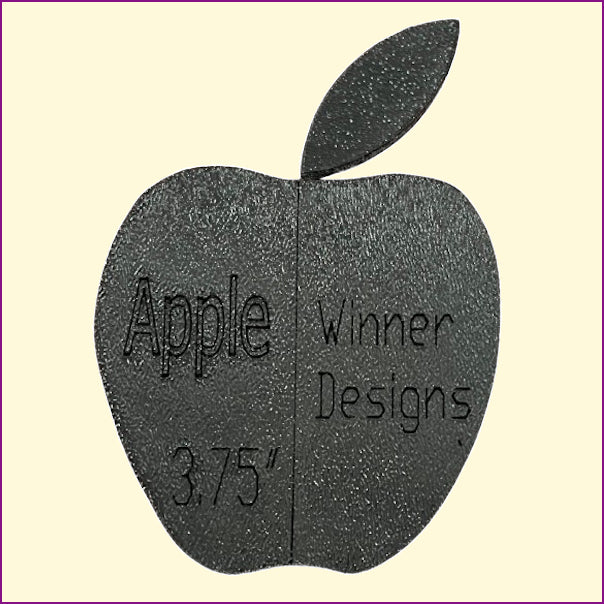 Apple Templates for Potholders, Coasters & more 3.75", 6" & 8"