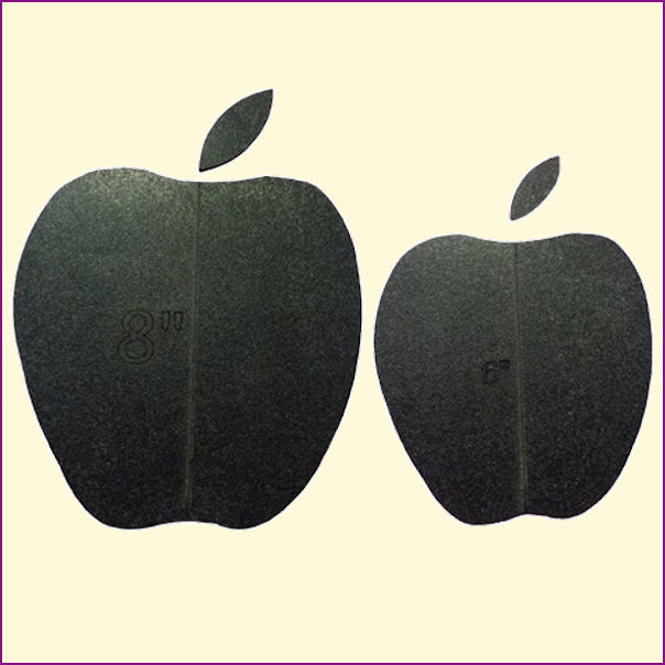 Apple Templates for Potholders, Coasters & more 3.75", 6" & 8"
