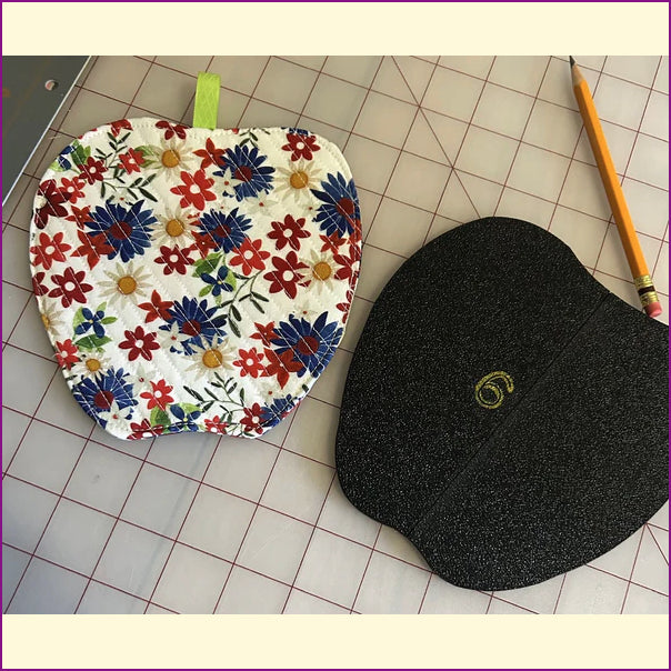 Apple Templates for Potholders, Coasters & more 3.75", 6" & 8"