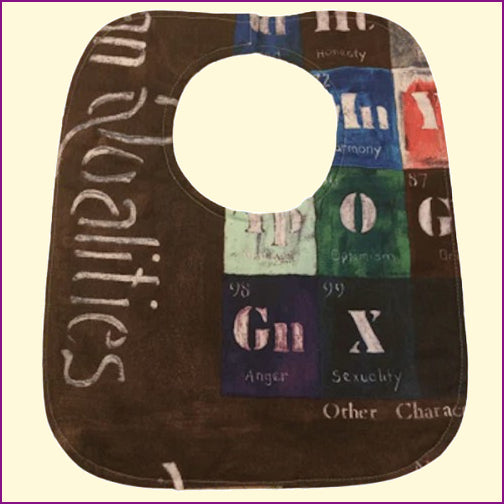 Baby Bib Templates with Elastic Closure - 2 sizes