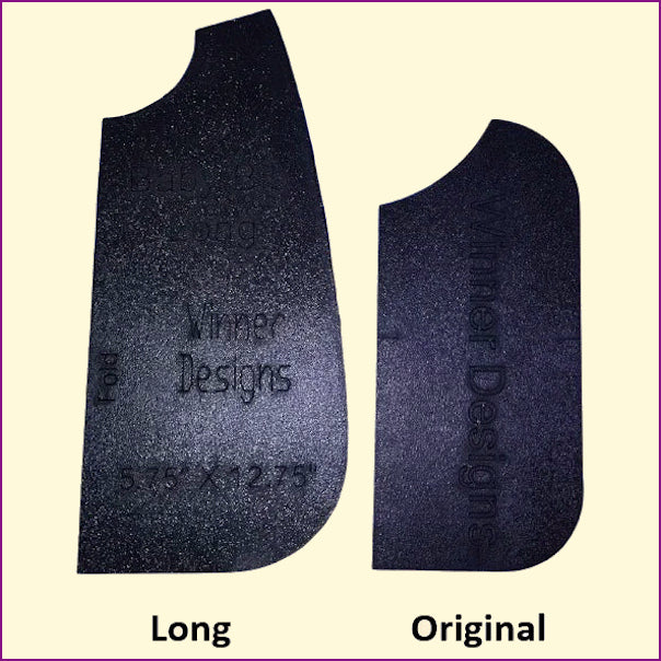 Baby Bib Templates with Elastic Closure - 2 sizes