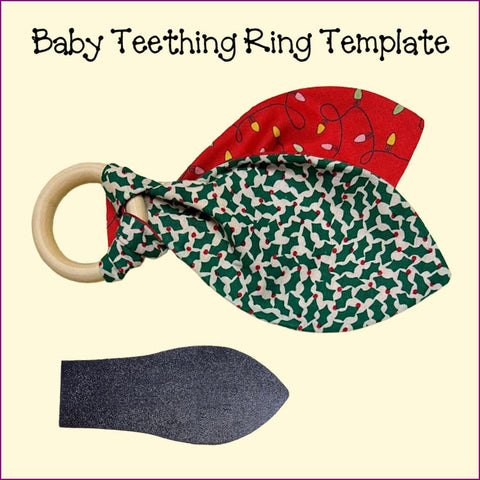 Baby Teething Ring Template