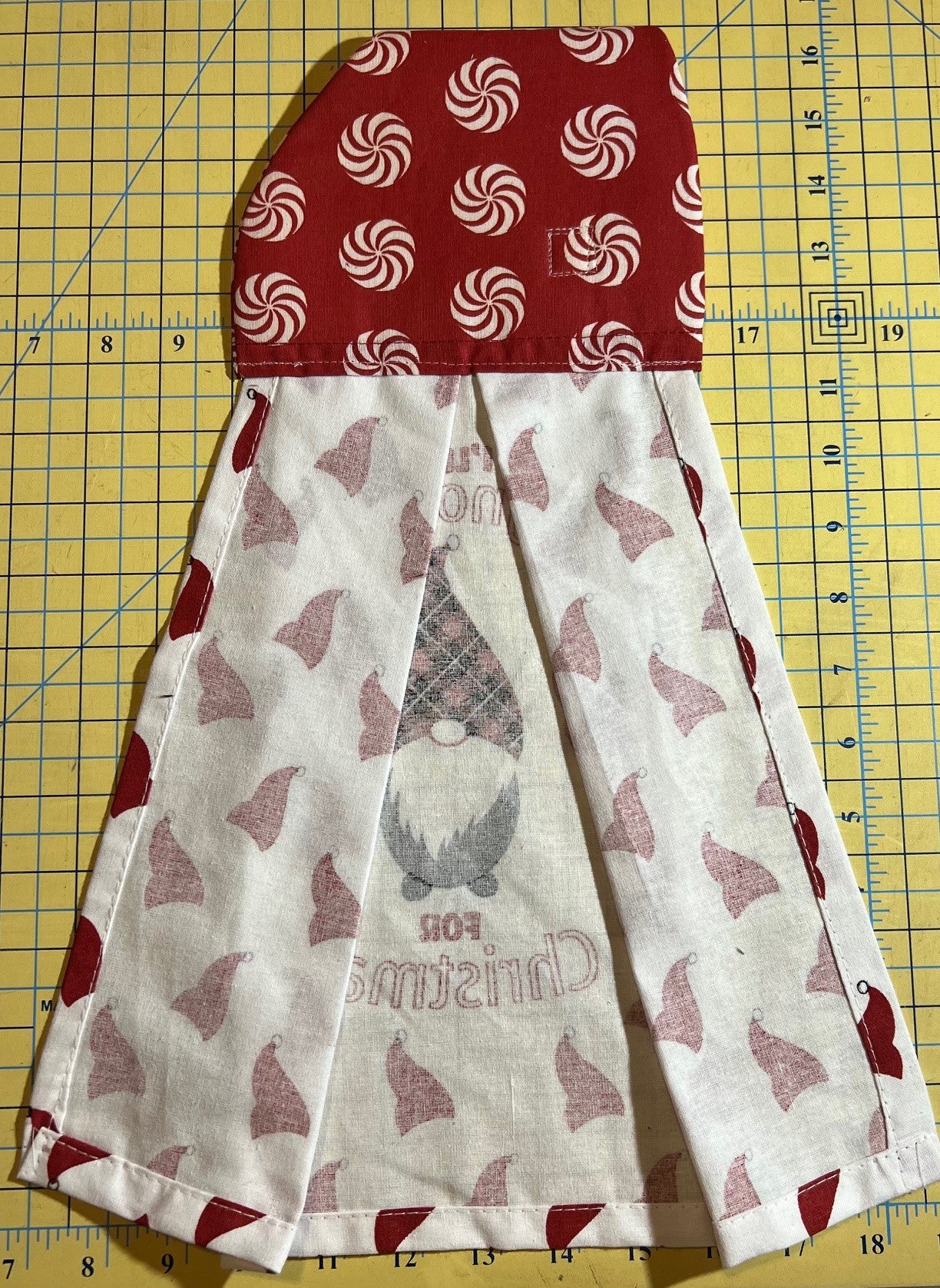 Towel Topper Holiday Hat Template
