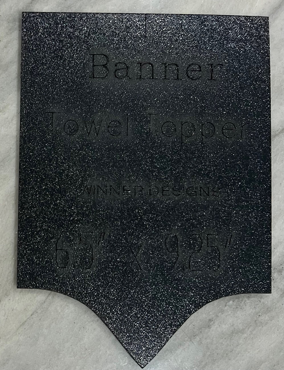 Towel Topper Template - Banner