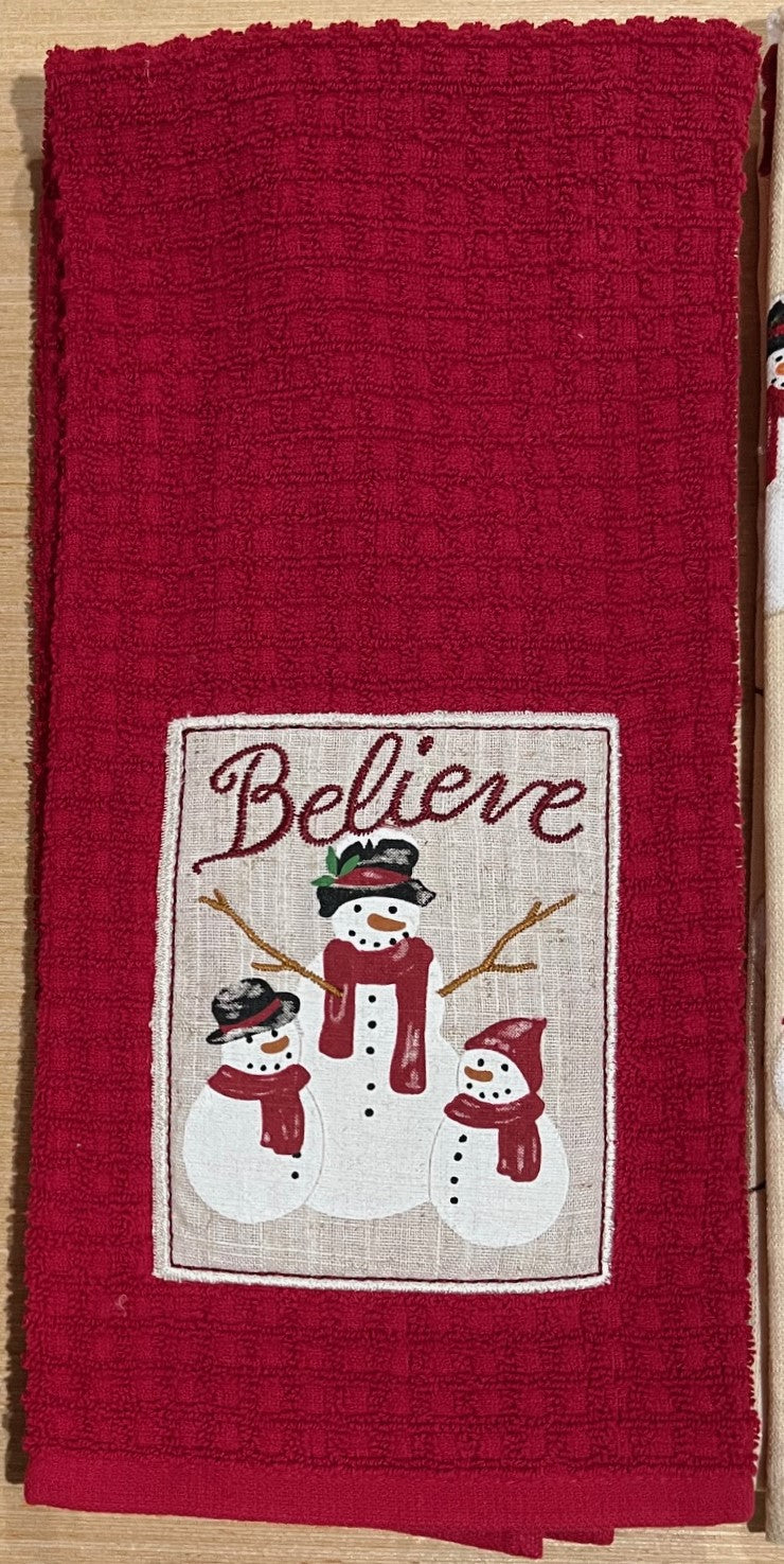 Towels for Towel Topper - Christmas