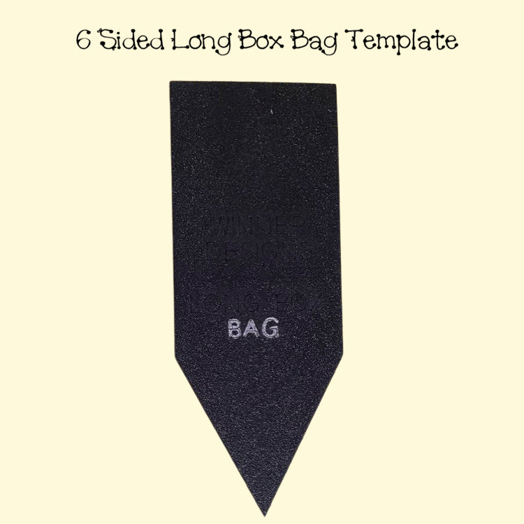 Box Bag Template - 6-sided Long