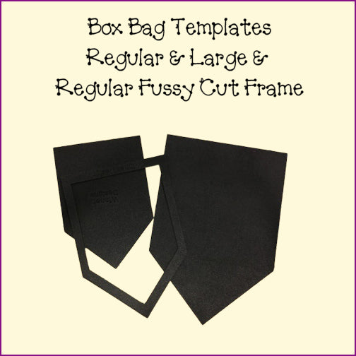 Box Bag Templates and Fussy Cut Frames