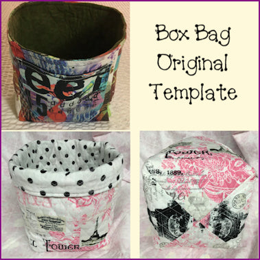 Box Bag Templates and Fussy Cut Frames