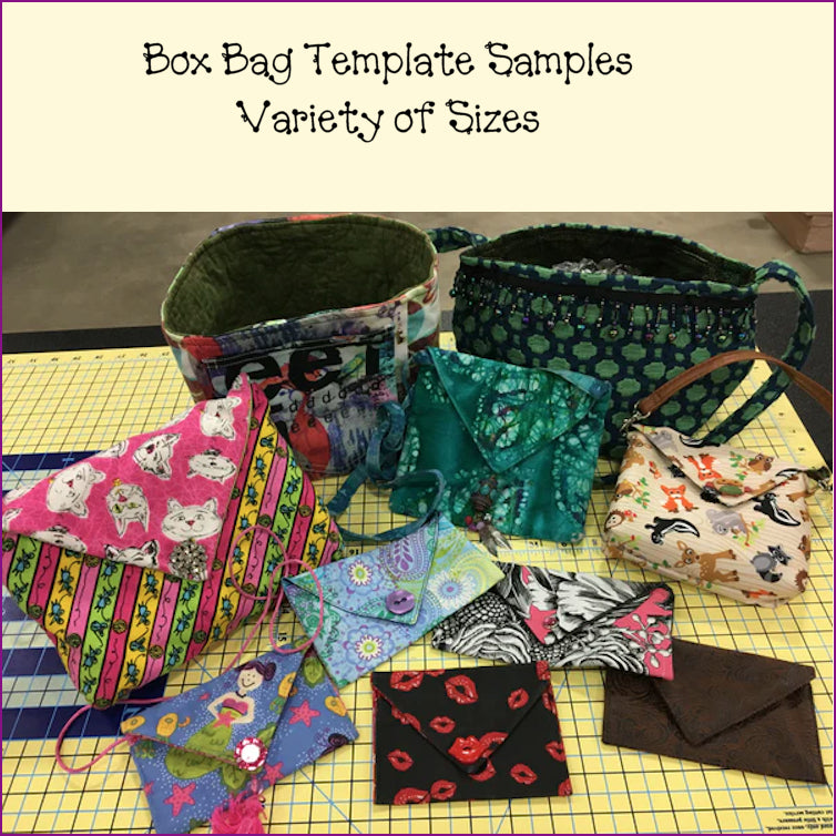 Box Bag Templates and Fussy Cut Frames