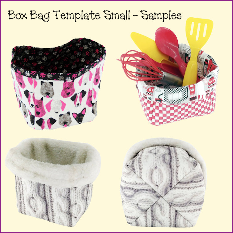Box Bag Templates and Fussy Cut Frames
