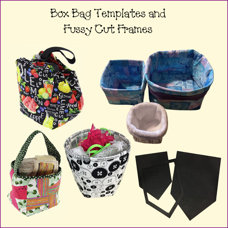 Box Bag Templates and Fussy Cut Frames Winner Designs
