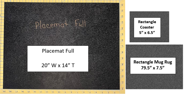 Placemats, Mug Rugs, Coasters
