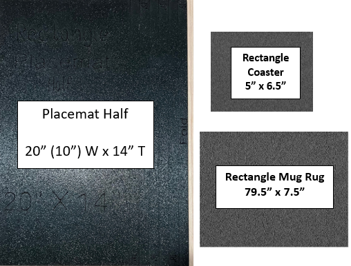 Placemats, Mug Rugs, Coasters