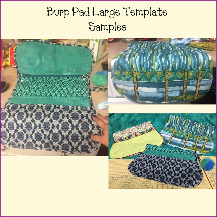 Burp Pad Template Large