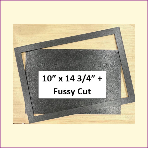 Casserole Hot Pad Templates with Fussy Cuts