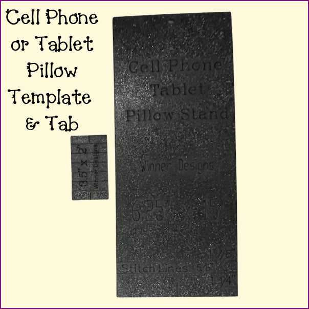 Cell Phone Pillow Stand Template