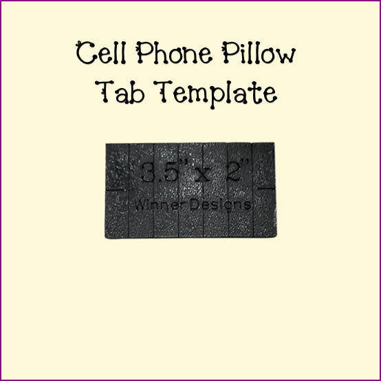 Cell Phone Pillow Stand Template