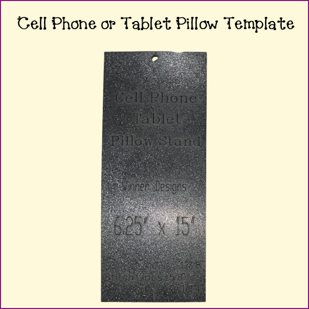 Cell Phone Pillow Stand Template