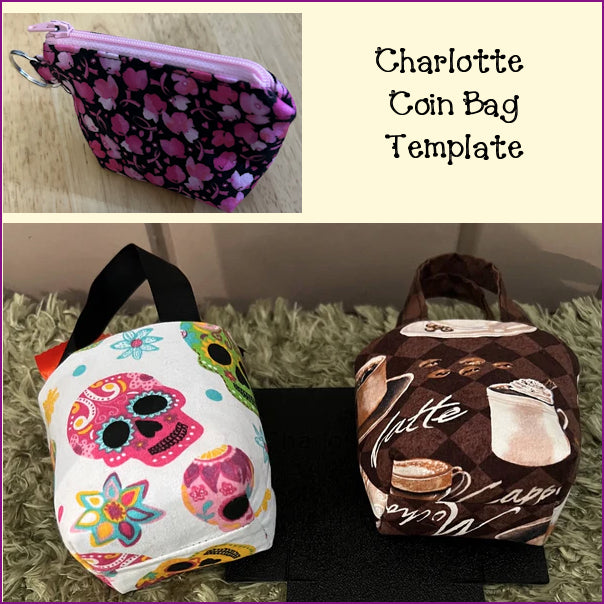 Charlotte Coin Bag Template