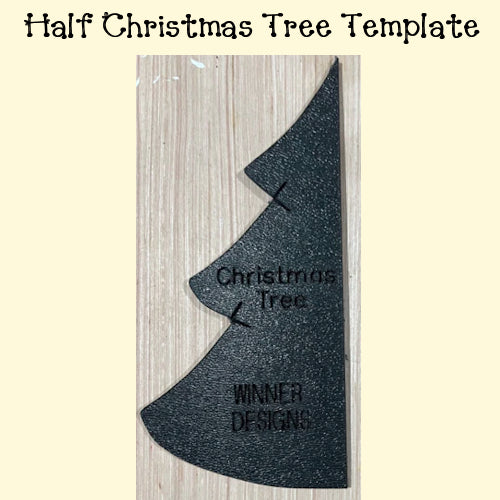 Christmas Tree Full & Half Templates