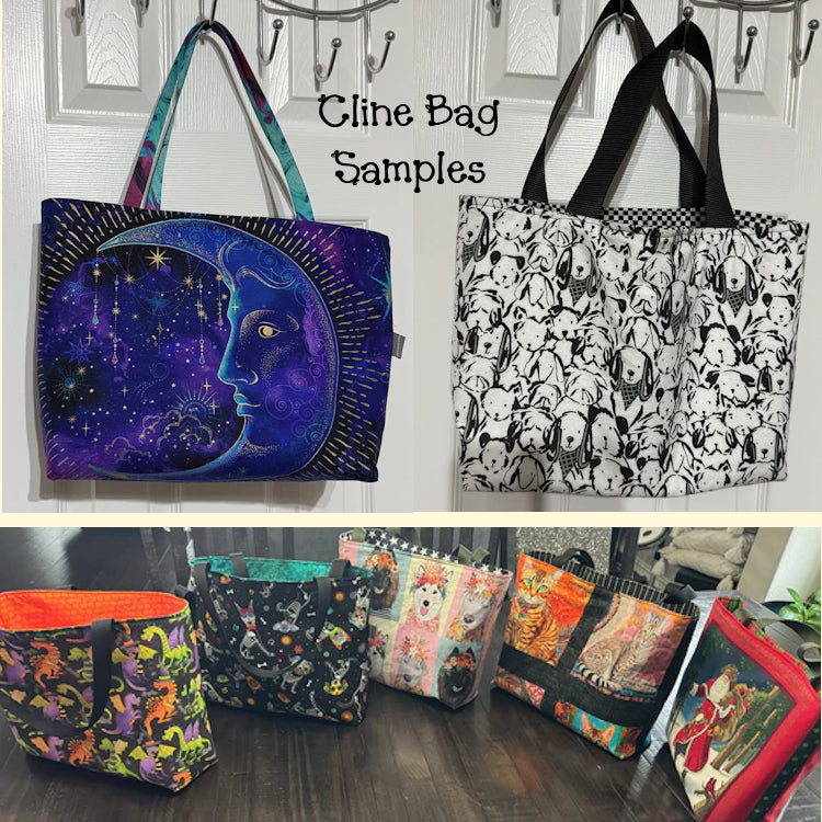 Cline (Klein) Large Tote Template