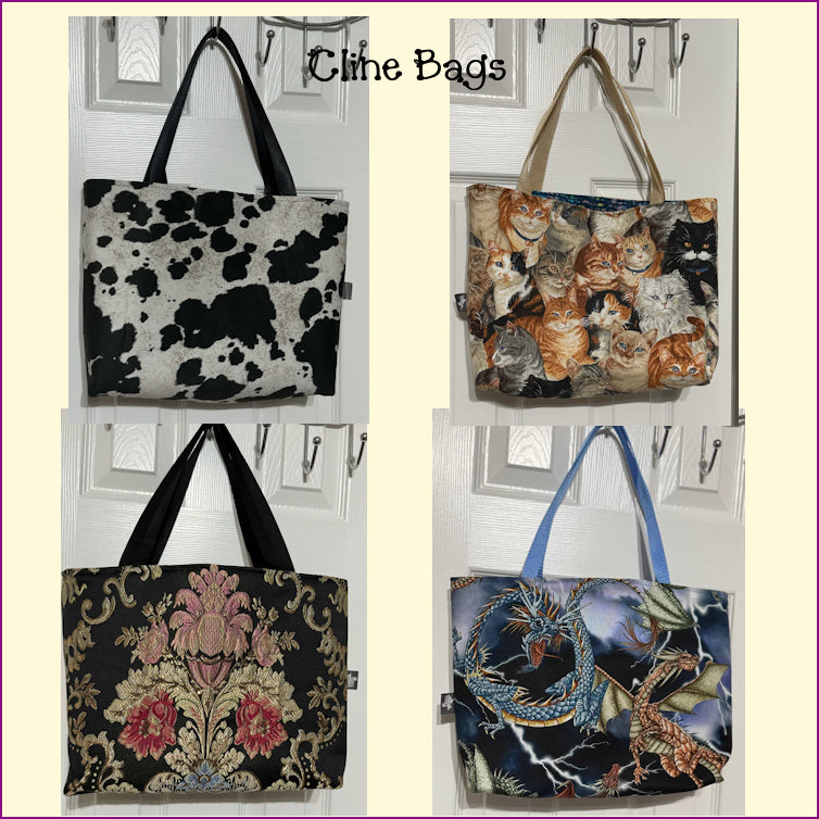 Cline (Klein) Large Tote Template