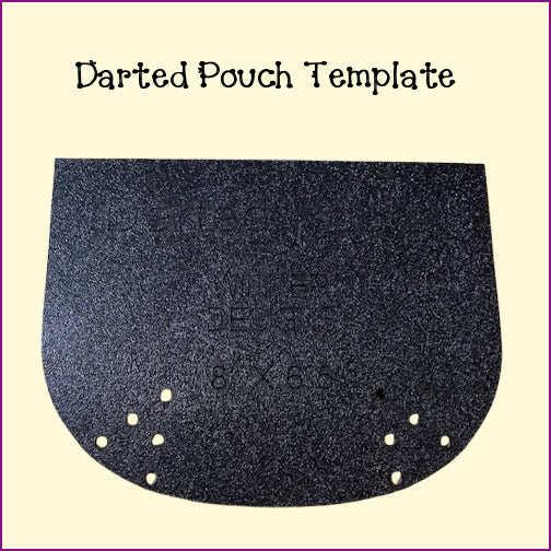 Darted Pouch Template