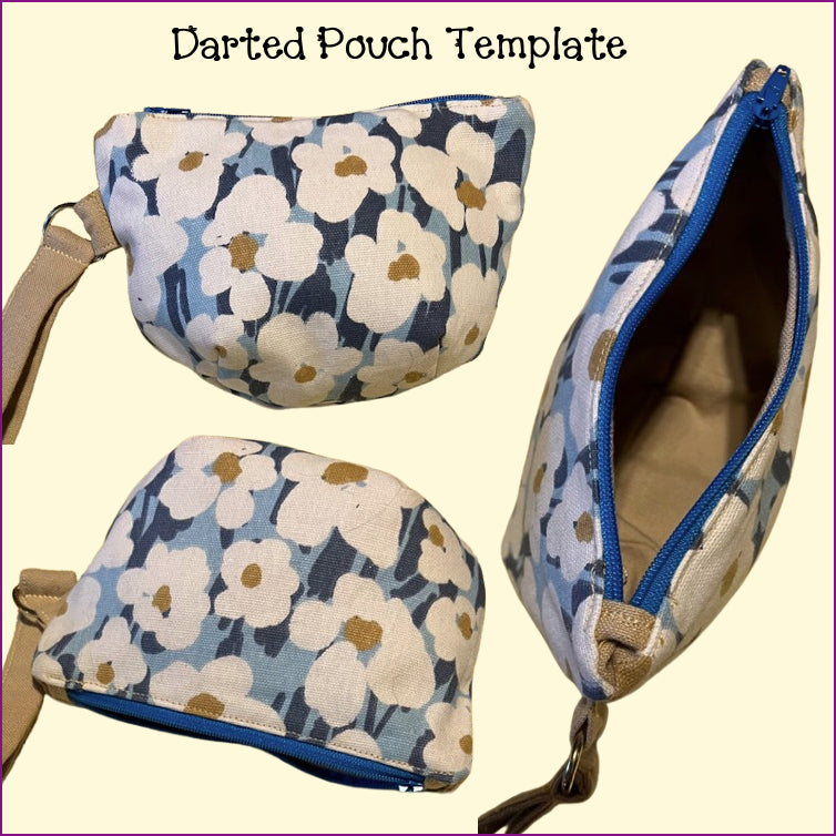 Darted Pouch Template